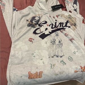 Men saint test hoodie